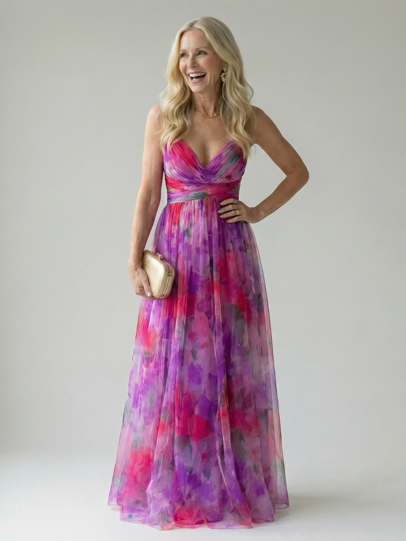 Eliza™ – Zwiewna sukienka maxi kopertowa