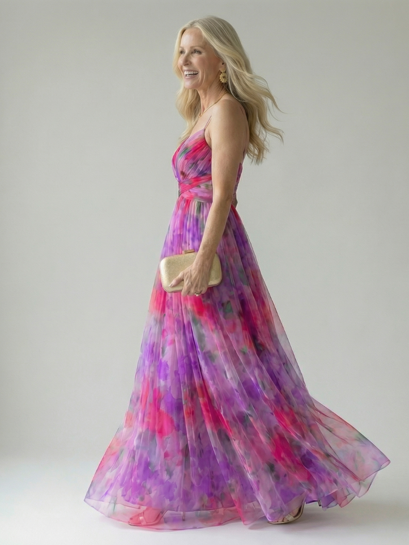 Eliza™ – Zwiewna sukienka maxi kopertowa