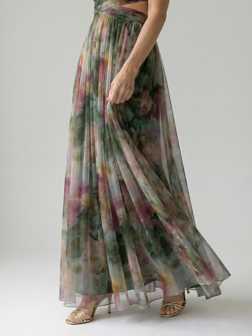 Eliza™ – Zwiewna sukienka maxi kopertowa