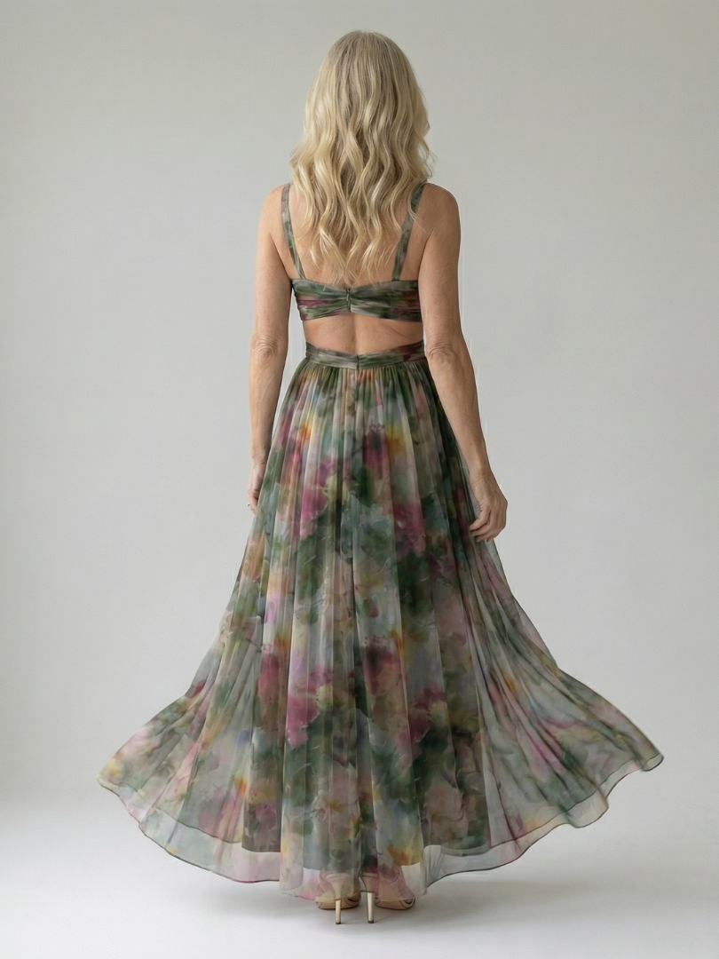 Eliza™ – Zwiewna sukienka maxi kopertowa
