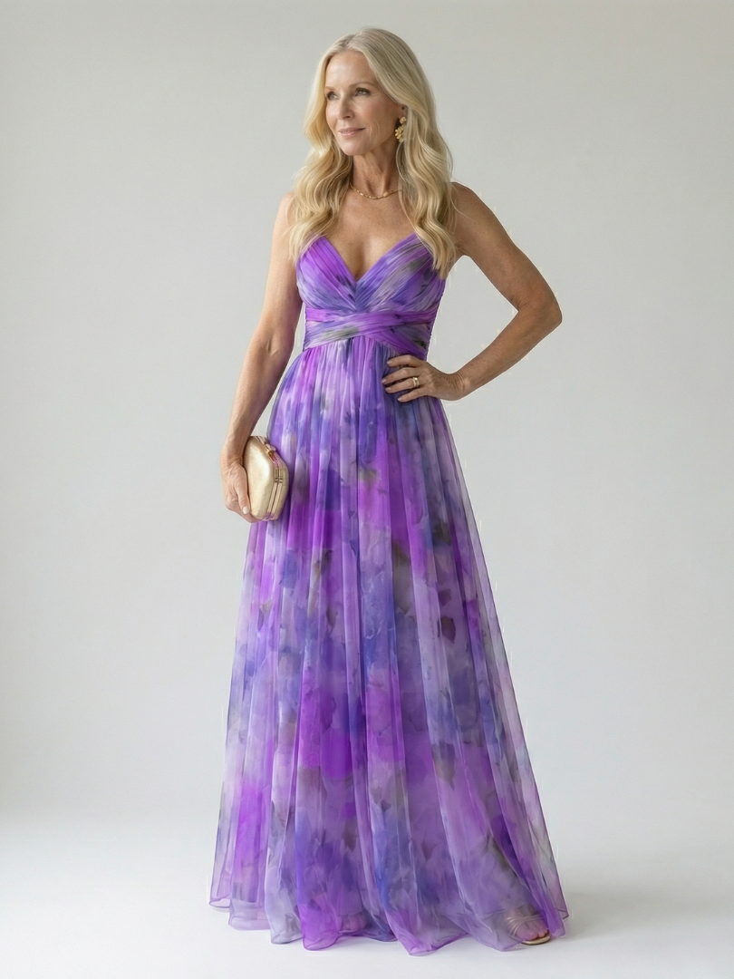 Eliza™ – Zwiewna sukienka maxi kopertowa
