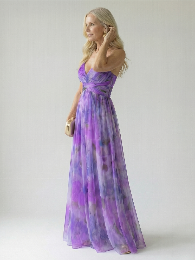 Eliza™ – Zwiewna sukienka maxi kopertowa