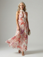 Lena™ – Zwiewna sukienka maxi w kwiaty