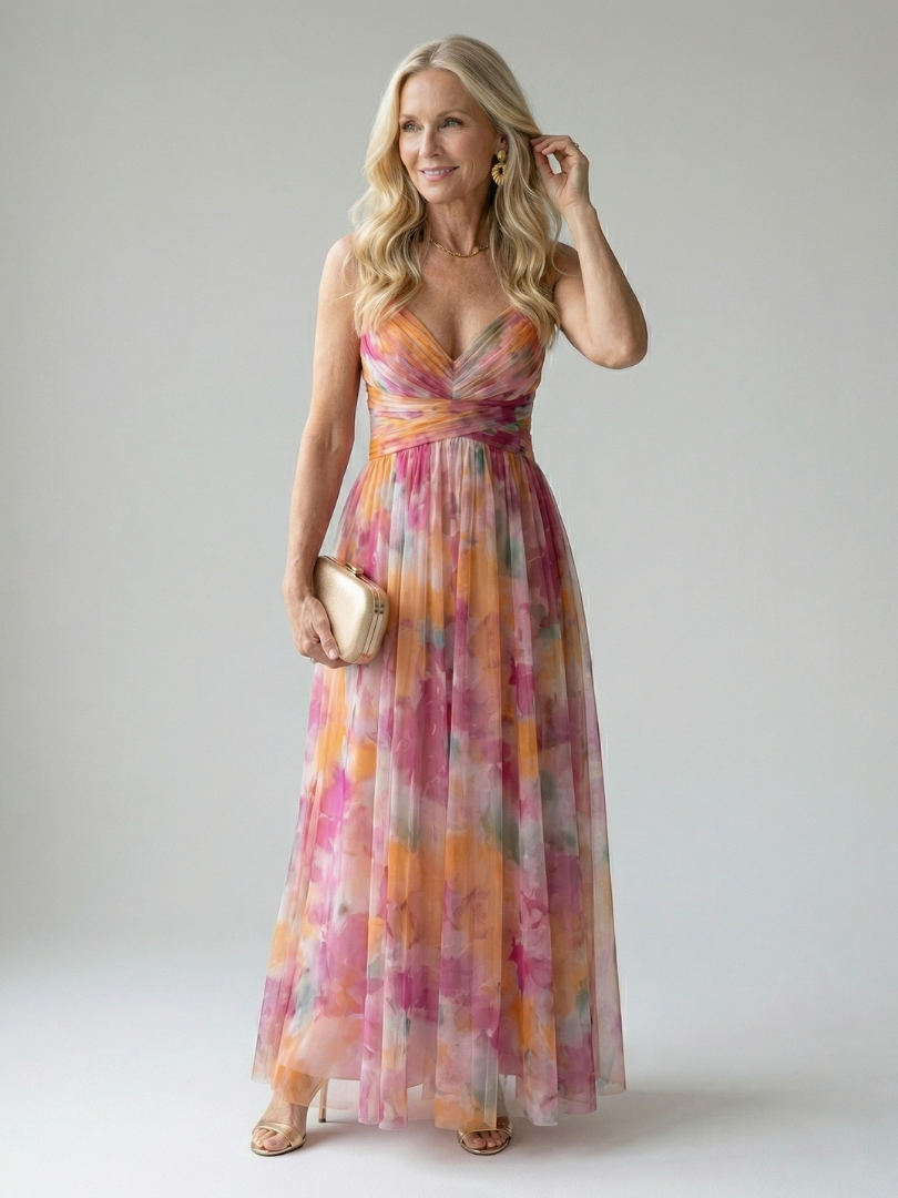 Eliza™ – Zwiewna sukienka maxi kopertowa
