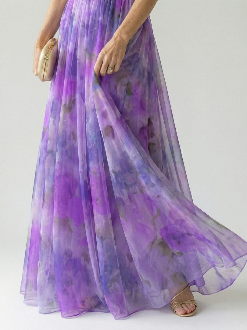 Eliza™ – Zwiewna sukienka maxi kopertowa