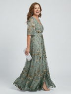 Aurelia™ – Zwiewna sukienka maxi halter w kwiaty