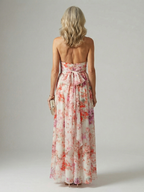 Lena™ – Zwiewna sukienka maxi w kwiaty