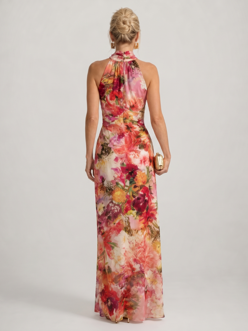 Mila™ – Sukienka maxi w kwiatowy print