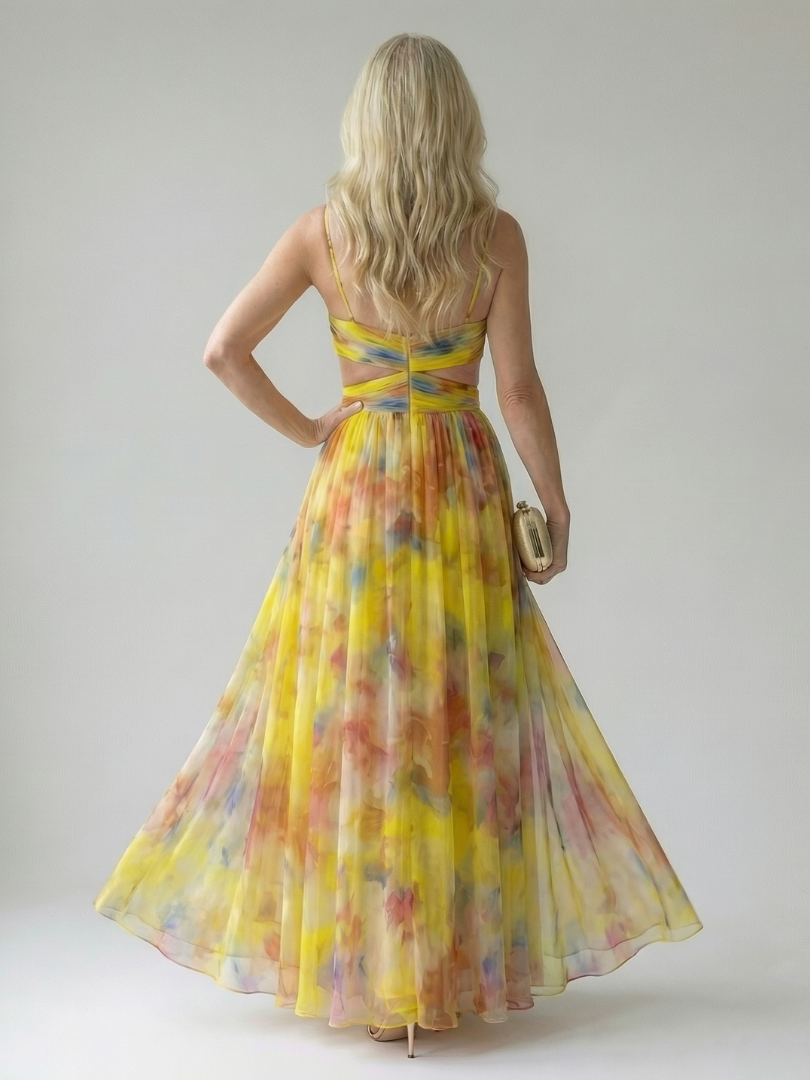 Eliza™ – Zwiewna sukienka maxi kopertowa