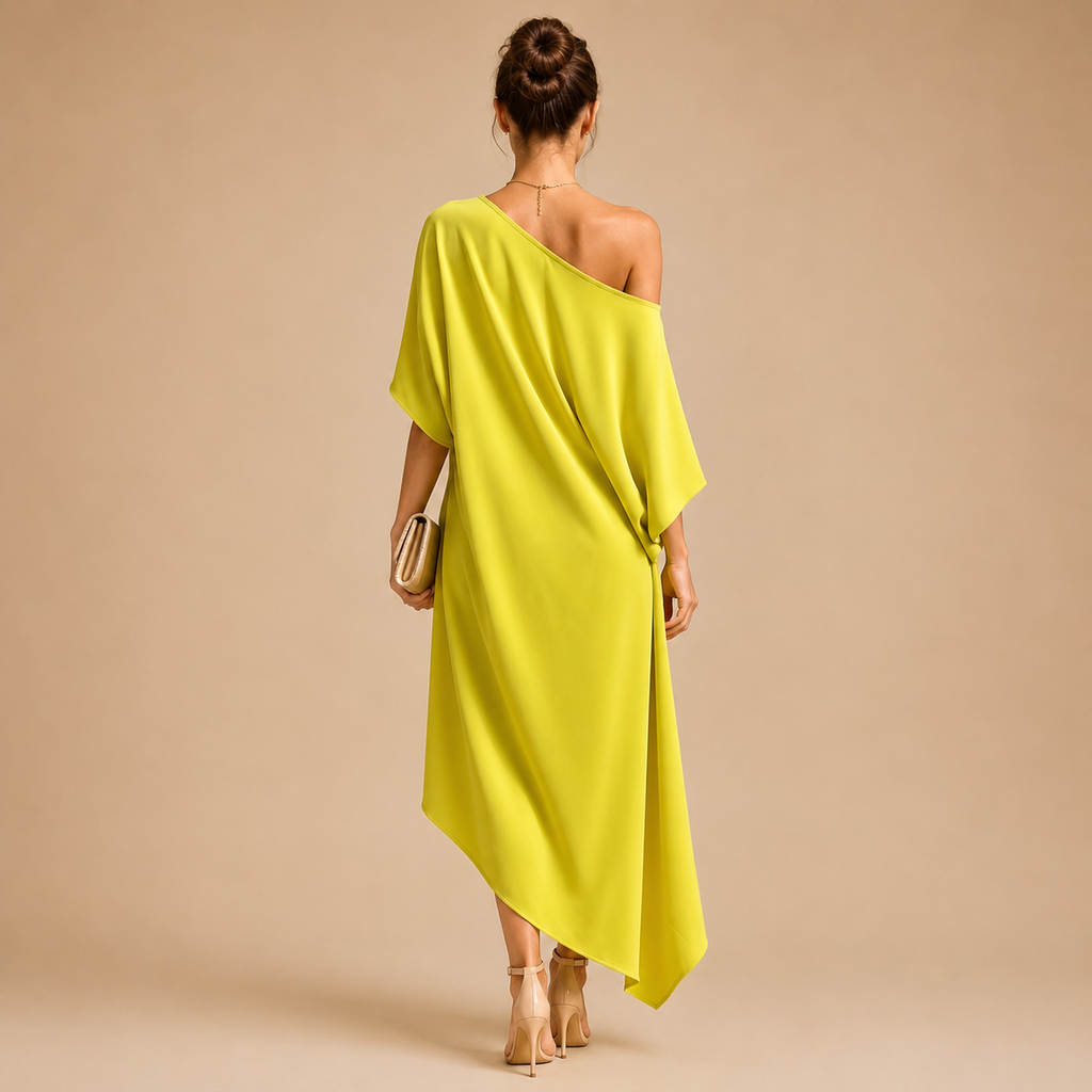 Joanna | Elegancka Sukienka Asymetryczna