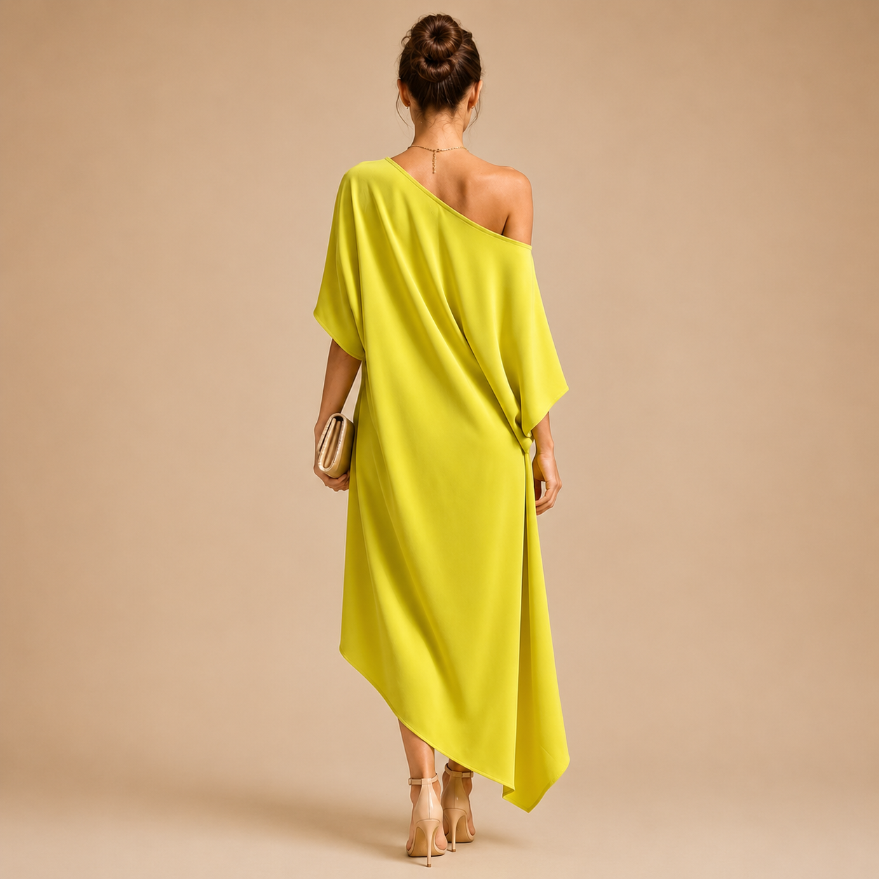 Joanna | Elegancka Sukienka Asymetryczna