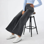 LINDA | Jeansy z wysokim stanem