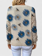 MARGARET | Sweter w kwiaty