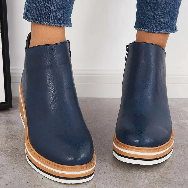 MIGNON | Buty z zamkiem błyskawicznym