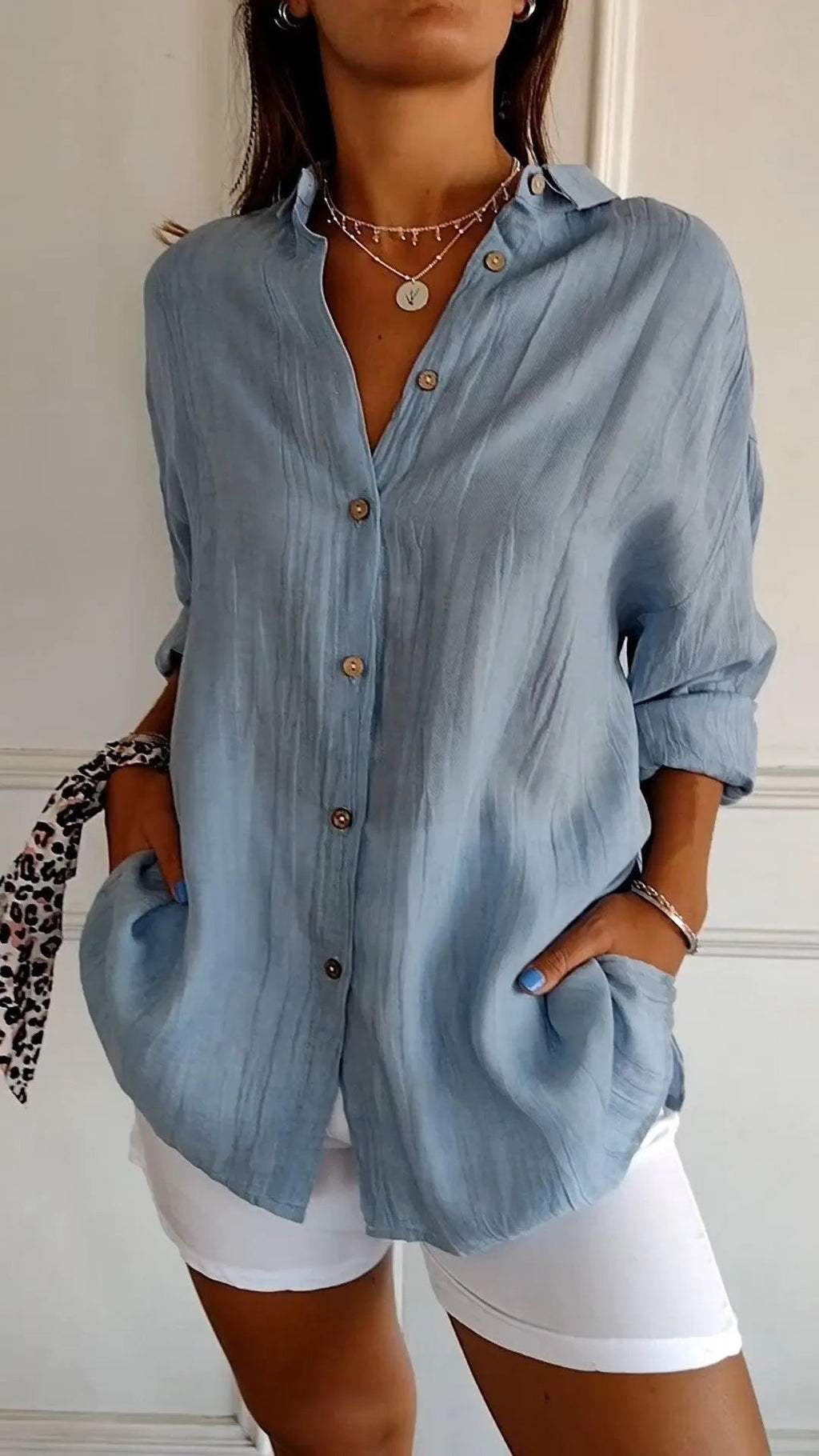 NATALIA | Luźna koszula damska