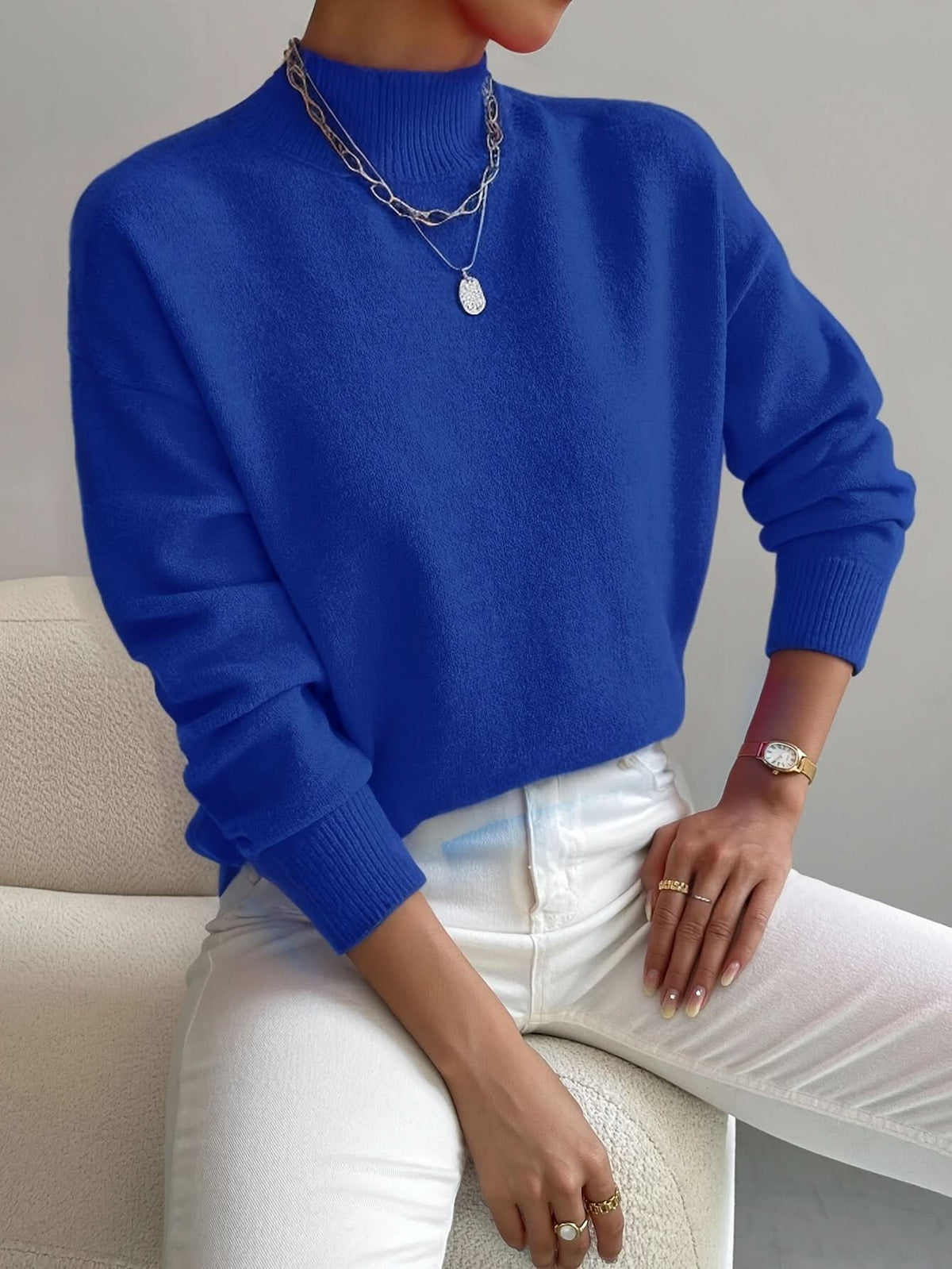 SERAPHINE | Sweter z golfem